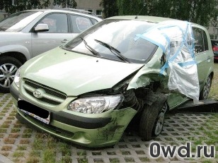 Битый автомобиль Hyundai Getz