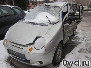 Битый автомобиль Daewoo Matiz