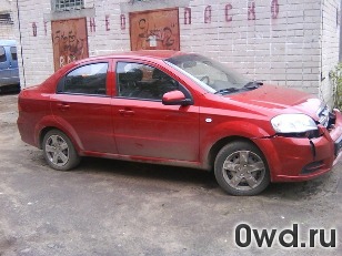 Битый автомобиль Chevrolet Aveo