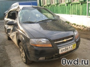 Битый автомобиль Chevrolet Aveo